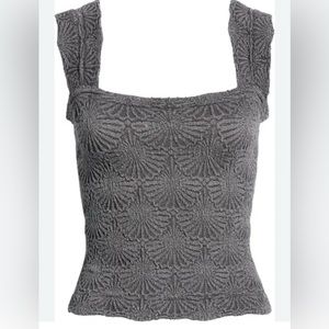 Free people Love Letter Floral Knit Camisole